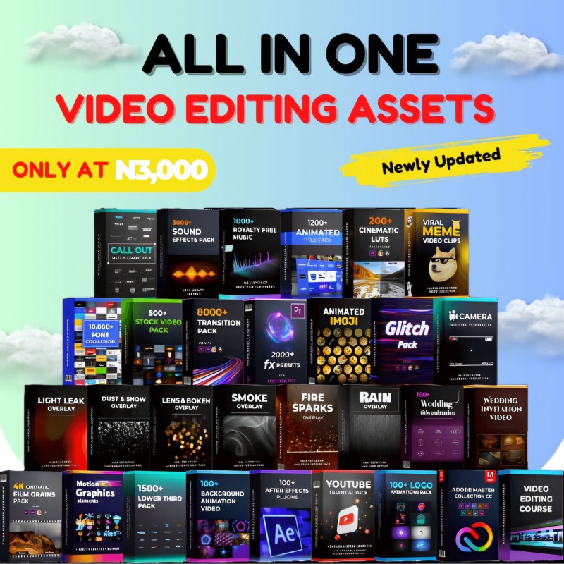 10,000+ Premium Assets Effects, Plugins, Sounds and More